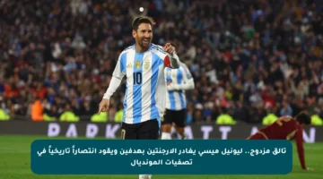 تألق مزدوج.. ليونيل ميسي يغادر الأرجنتين بهدفين ويقود انتصاراً تاريخياً في تصفيات المونديال
